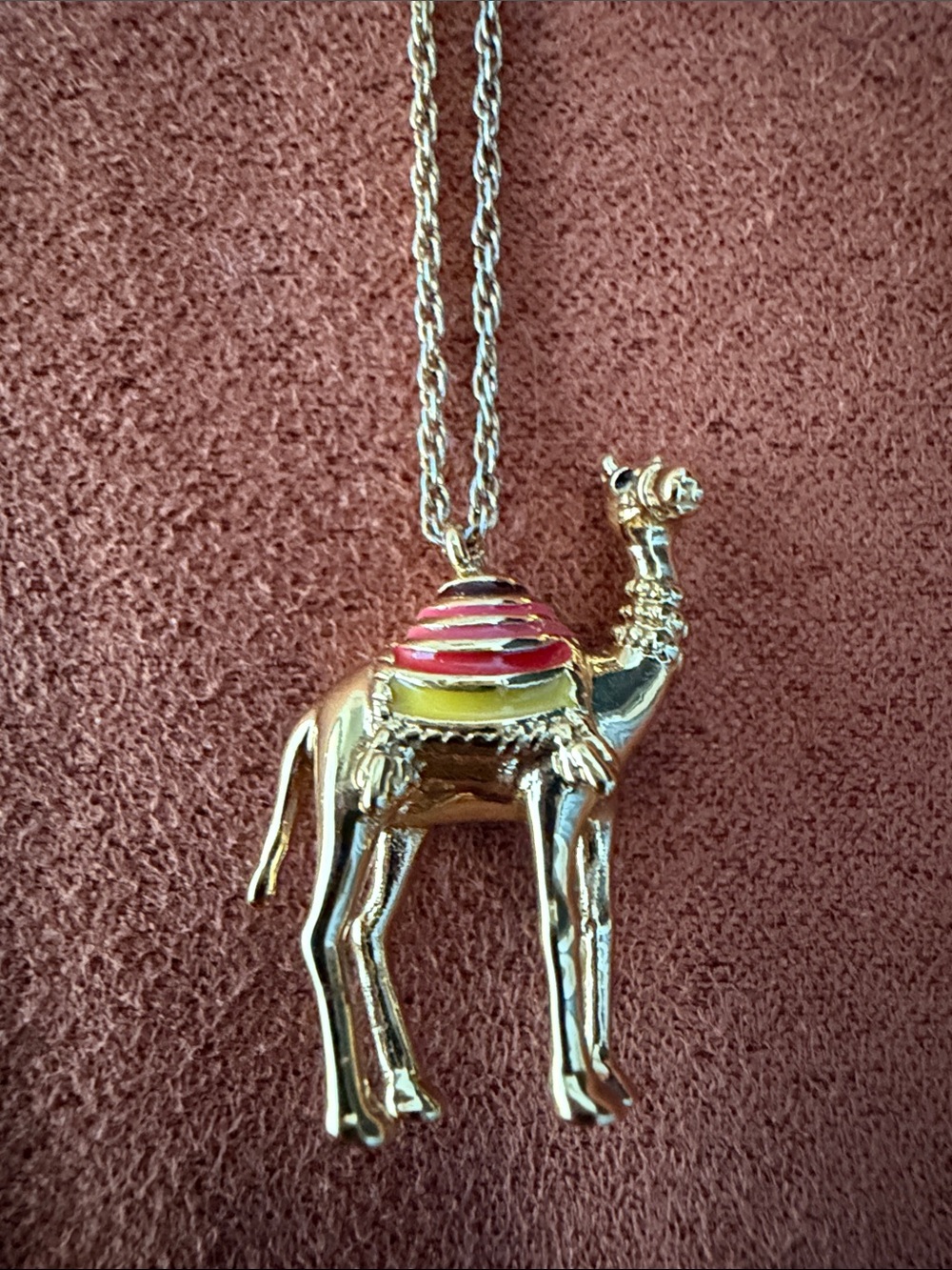 Kate spade Gold-Tone Camel Pendant Necklace for Women - Picture 2 of 4